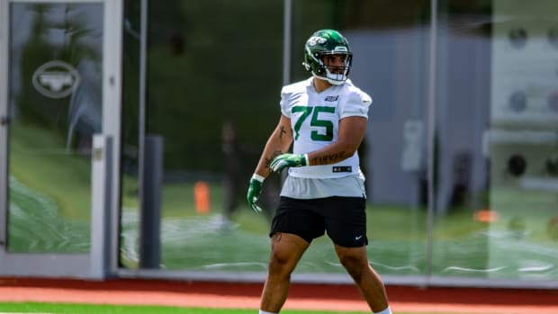 Alijah Vera-Tucker Jets OTAs